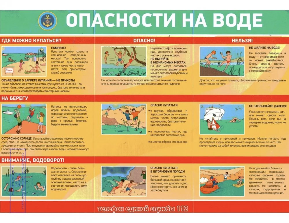 Безопасное поведение на водных объектах